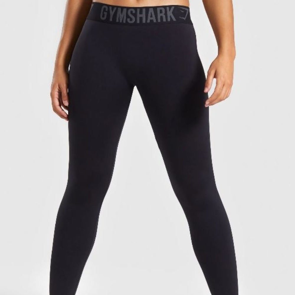 Gymshark Flex Leggings - XS Black (Full Length)